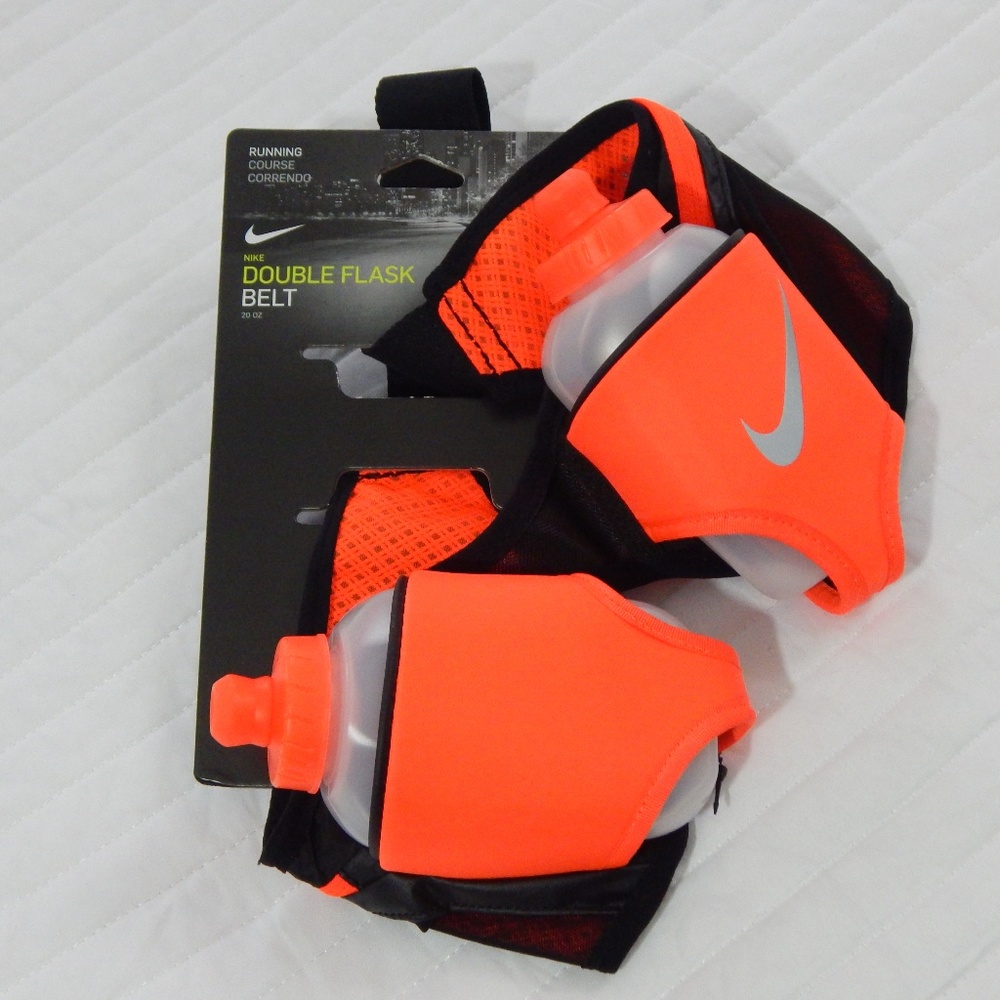 Nike Double 2 Flask Running Belt 20 oz
